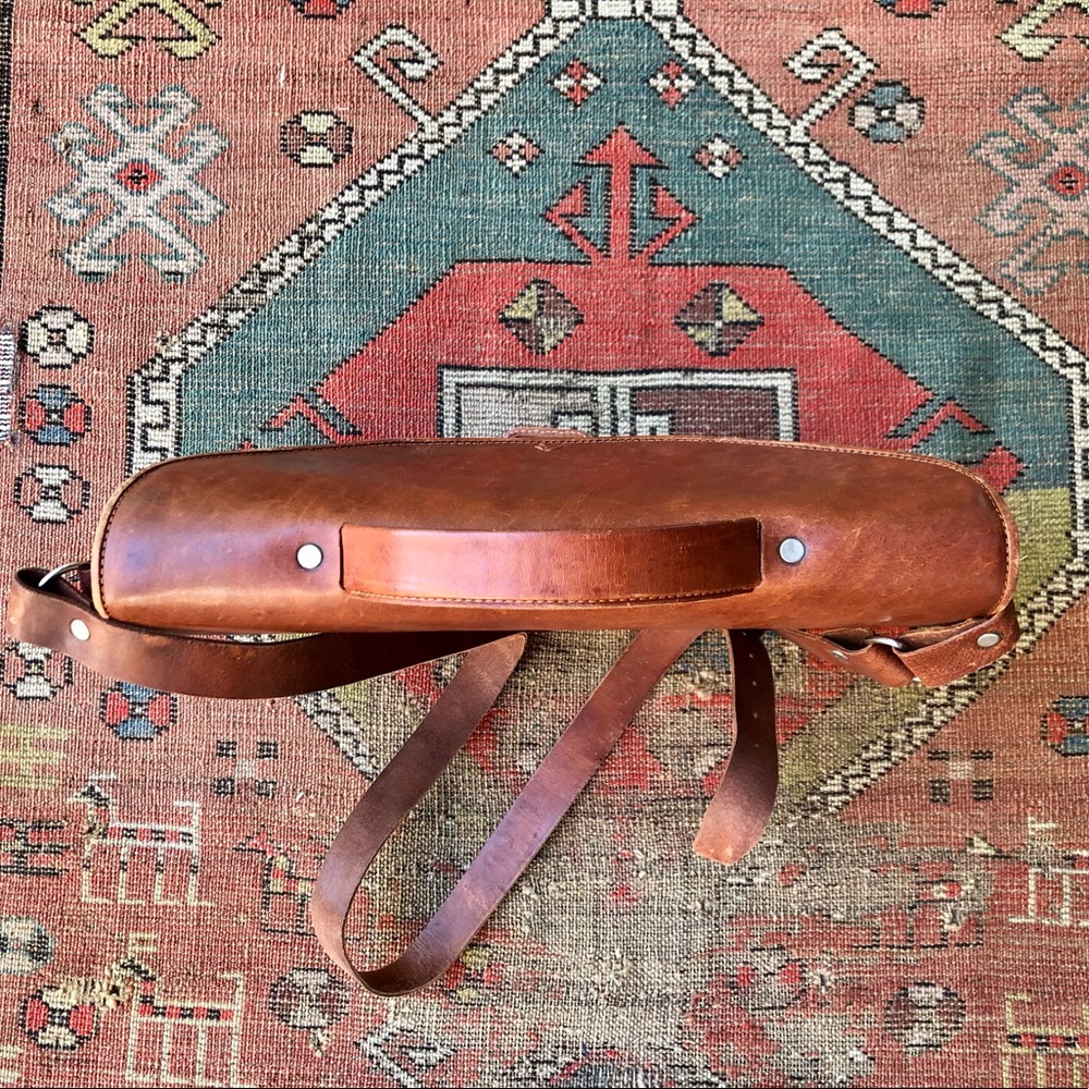 Leather Messenger Bag - Picture 10 of 12